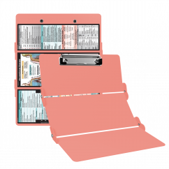 WhiteCoat Clipboard® Trifold - Coral Occupational Therapy Edition